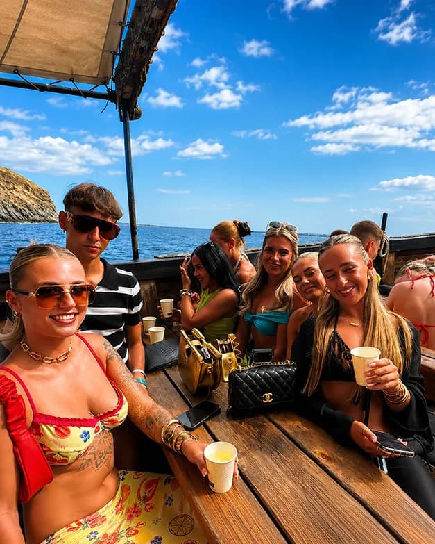 Birthday celebration on The Tenerife Boat Party 2