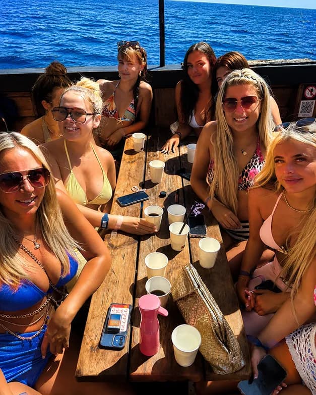 Hen party guests on The Tenerife Boat Party 1
