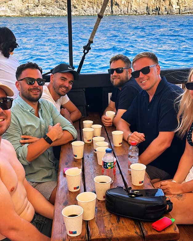 Stag group on The Tenerife Boat Party 1